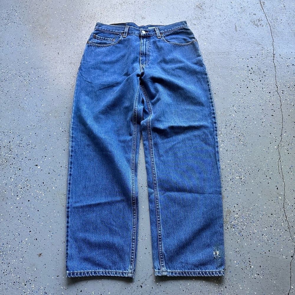 Levis 501s Vintage 90s W34 L30 Blue Denim Paper Tag Straight Fit - Picture 4 of 8